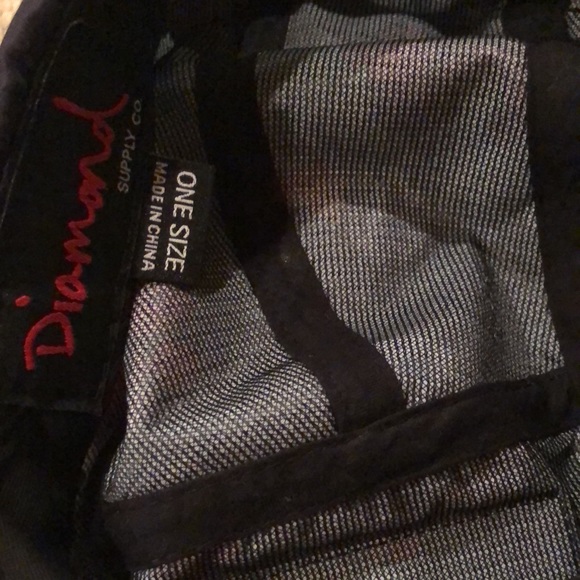 Diamond Supply Black Floral hat VINTAGE - Picture 3 of 3